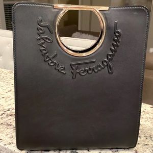 Salvatore Ferragamo embossed Vela tote